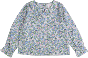 Southern Smocked Co. Girls Classic Floral L/S Blouse