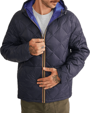 Marine Layer Men's Midweight Quilted Hooded Jacket