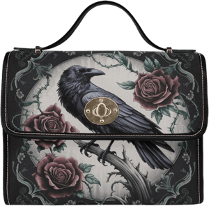 Stylish Women's Crossbody Bag with Crow Lock