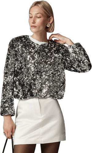 J.Crew Women's Sequin Lady Jacket