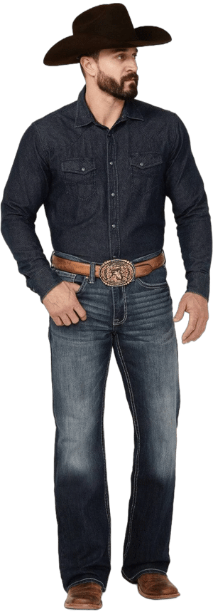 Cody James Men's Relaxed Bootcut Stretch Denim