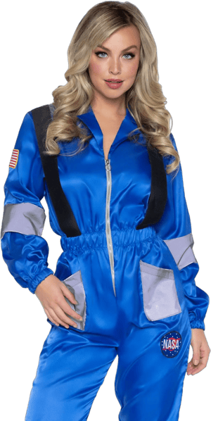 Leg Avenue Women's Space Explorer Jumpsuit Costume Set
