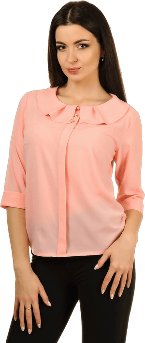 Peter Pan Collar Chiffon Shirt