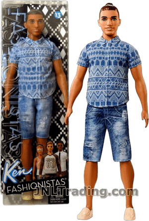 Barbie Ken Fashionistas Distressed Denim Doll