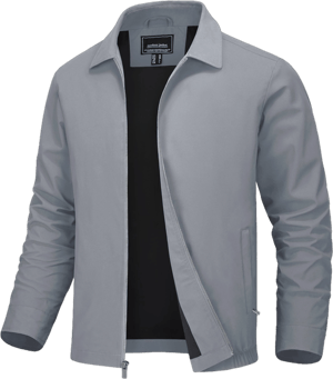 MAGNIVIT Men's Lightweight Full Zip Up Jacket