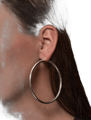 West Co Silver Hoop Earrings