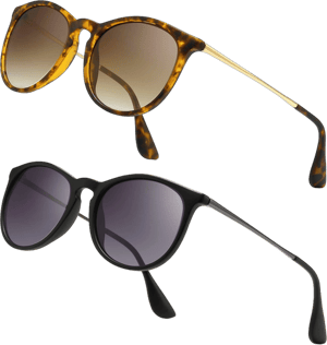 SUNGAIT Vintage Round Sunglasses for Women Men Classic Retro Designer Style