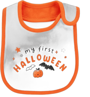 Carter's Baby Girls My First Halloween Teething Bib