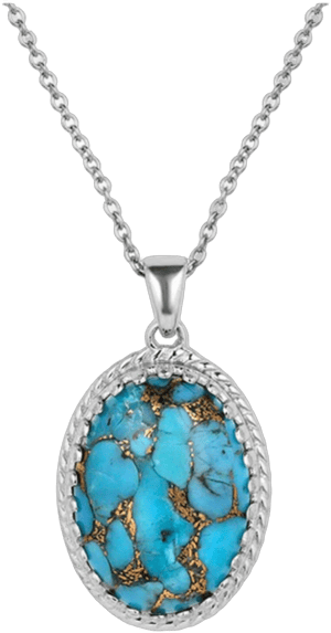 Montana Silversmiths Wisdom of The West Turquoise Necklace