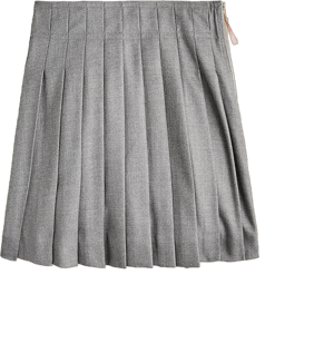 Crewcuts Girls' Pleated Twill Skirt