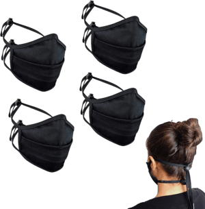 PURIAN Face Mask Tie Behind Head Straps Cord Locks Dust Mask Travel, Industrial, Work, Comfort 4