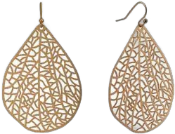 Belk Filigree Teardrop Earrings
