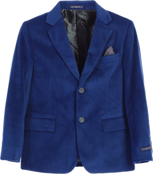 Gioberti Boys' Formal Velvet Blazer