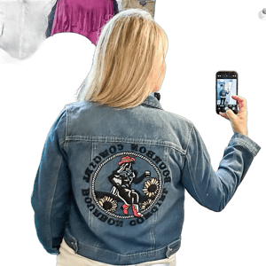 Beaded Cowgirl Denim Jacket
