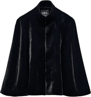Zara Women's Velvet Cape