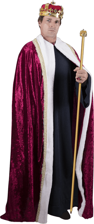 Kangaroo Kings Velvet Regal Robe