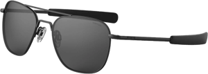 Randolph Aviator Military SE Sunglasses Matte Black