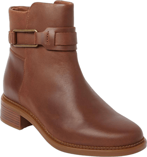 Clarks Women's Maye Bella Leather Ankle Boots