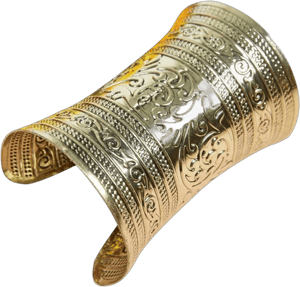 AvaCostume Tribal Gold Cuff Bracelet