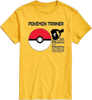 Pokemon Men's Pokeball Trainer Graphic T-Shirt