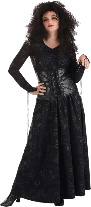 FUN Costumes Harry Potter Deluxe Women's Bellatrix Costume Harry Potter Costumes