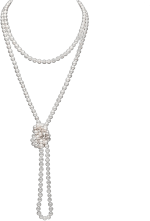 TUOKAY Direct TUOKAY 1920s Pearls Beads Necklace for Women Girls Pearls Strands