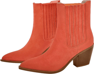 Pointed Toe Chunky Heel Suede Ankle Boots