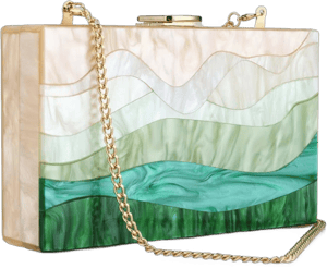 Acrylic Geometric Crossbody Handbag