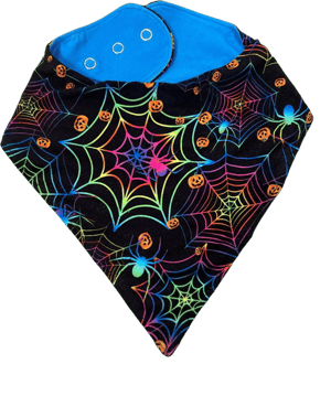 Halloween Spider Web Bib