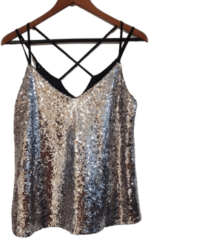 Charlotte Russe Halter Top with Sequins