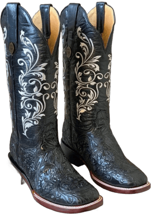 Abolengo Tooled Cowgirl Boots