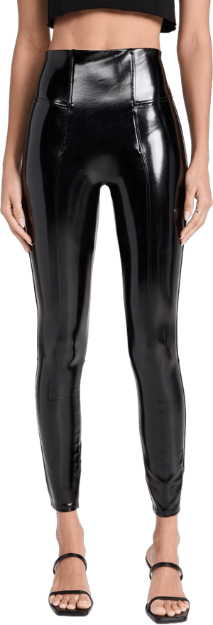 Faux Patent Leather Spanx Leggings