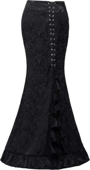 Vintage Lace Mermaid Bodycon Skirt