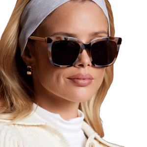 DIFF Women's Hailey Oversized Square Sunglasses