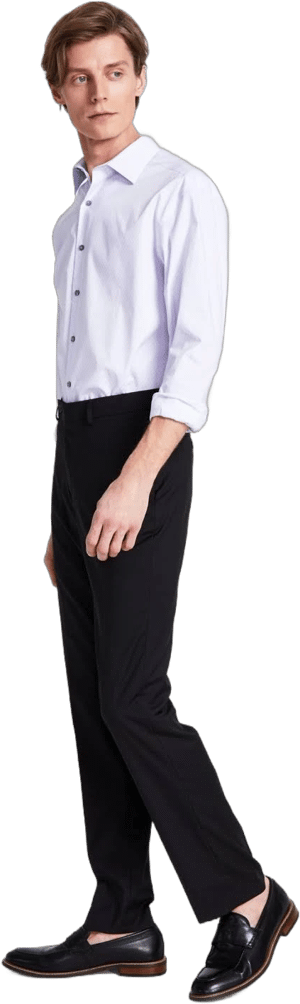 Calvin Klein Men's Slim-Fit Sharkskin Dress Pants