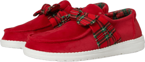 Hey Dude Women's Wendy Bow Tartan Loafers