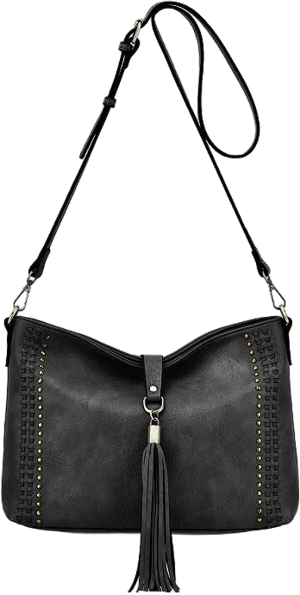 Mellow World Raven Whipstitch Crossbody Bag