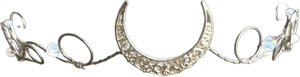 WirePrincess Moon Crown Tiara