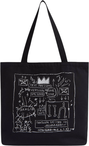 Basquiat Beat Bop Canvas Tote Bag