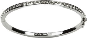 Givenchy Crystal Pave Silk Bangle Bracelet