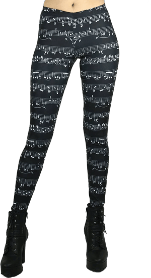 USA Fashion Premium Graphic Musical Leggings