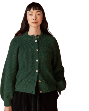 Gudrun Sjödén Organic Alpaca Blend Cardigan Sweater