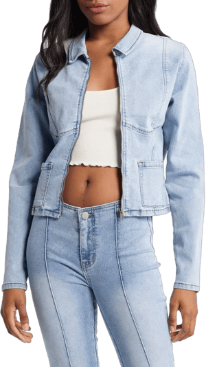 PTCL Women's Silhouette Denim Jacket