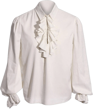 Victorian Renaissance Steampunk Pirate Ruffle Shirt