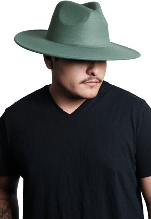 Forrest Wide Brim Felt Fedora