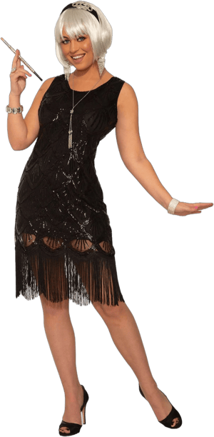 Women's Fringe Flapper Costume