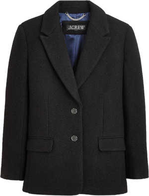 J.Crew Women's Oversized Boiled Wool Blazer-Jacket