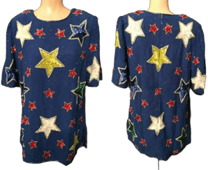 Blue Star Blouse