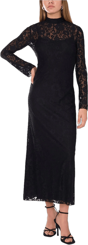 Vince Camuto Women's Lace Long Sleeve Maxi Dress