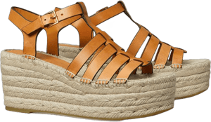 Tory Burch Women's Fisherman Espadrille Wedge Sandals